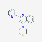 2-(PYRIDIN-2-YL)-4-(4-THIOMORPHOLINYL)QUINOLINE