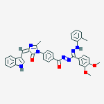 N-[(e)-c-(3,4-dimethoxyphenyl)-n-(2-methylanilino)carbonimidoyl]imino-4-[(4e)-4-(1h-indol-3-ylmethylidene)-2-methyl-5-oxoimidazol-1-yl]benzamide