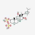 [(2S,3S,5S,10S,13R,16S,17R)-16-hydroxy-13-(hydroxymethyl)-17-[3-(1-isopropyl-2-methyl-cyclopropyl)-1-methyl-propyl]-10-methyl-3-sulfooxy-2,3,4,5,6,7,8,9,11,12,14,15,16,17-tetradecahydro-1H-cyclopenta[a]phenanthren-2-yl] hydrogen sulfate