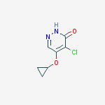 4-Chloro-5-cyclopropoxypyridazin-3(2H)-one
