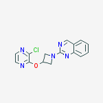 2-(3-(3-chloropyrazin-2-yloxy)azetidin-1-yl)quinazoline