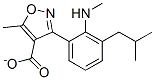 2-(N-methylamino)-2-methylpropyl-5-methyl-3-phenylisoxazole-4-carboxylate