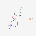 Morpholinium, 2-(4-aminophenyl)-2-hydroxy-4,4-dimethyl-, bromide
