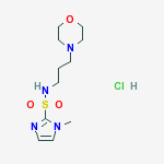N-(3-MORPHOLINOPROPYL)-1-METHYL-2-IMIDAZOLESULFONAMIDE HCL
