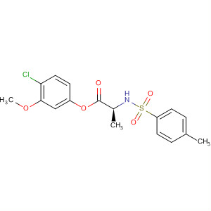 L-Alanine, N-[(4-methylphenyl)sulfonyl]-, 4-chloro-3-methoxyphenyl ester