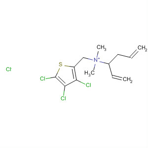 2-Thiophenemethanaminium,3,4,5-trichloro-N-(1-ethenyl-3-butenyl)-N,N-dimethyl-, chloride