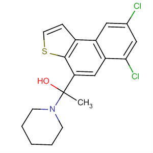 1-Piperidineethanol, a-(6,8-dichloronaphtho[2,1-b]thien-4-yl)-