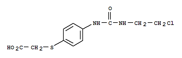[(4-{[(2-chloroethyl)carbamoyl]amino}phenyl)sulfanyl]acetic acid