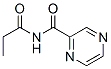 2-Pyrazinecarboxamide,N-(1-oxopropyl)-