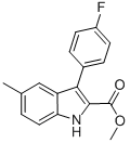 METHYL 3-(4-FLUOROPHENYL)-5-METHYLINDOLE-2-CARBOXYLATE