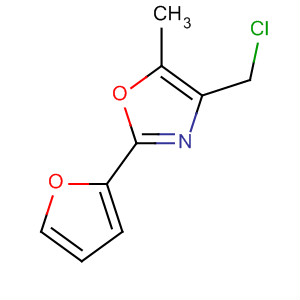 Oxazole, 4-(chloromethyl)-2-(2-furanyl)-5-methyl-