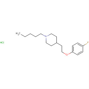 Piperidine, 4-[2-(4-fluorophenoxy)ethyl]-1-pentyl-, hydrochloride