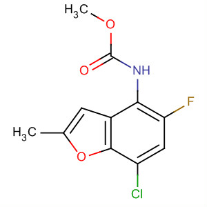 Carbamic acid, (7-chloro-5-fluoro-2-methyl-4-benzofuranyl)-, methylester