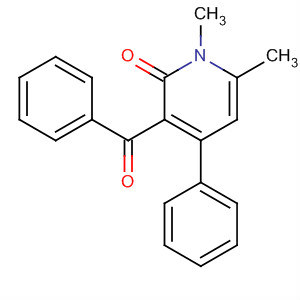 2(1H)-Pyridinone, 3-benzoyl-1,6-dimethyl-4-phenyl-