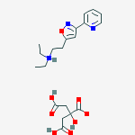 N,N-diethyl-2-[3-(pyridin-2-yl)-1,2-oxazol-5-yl]ethanaminium 3-carboxy-2-(carboxymethyl)-2-hydroxypropanoate