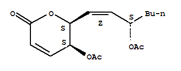 2H-Pyran-2-one,5-(acetyloxy)-6-[(1Z,3S)-3-(acetyloxy)-1-hepten-1-yl]-5,6-dihydro-, (5S,6S)-