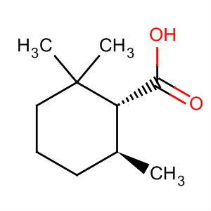 Cyclohexanecarboxylic acid, 2,2,6-trimethyl-, (1R,6S)-