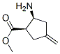 CYCLOPENTANECARBOXYLIC ACID 2-AMINO-4-METHYLENE-,METHYL ESTER,CIS-(-)-