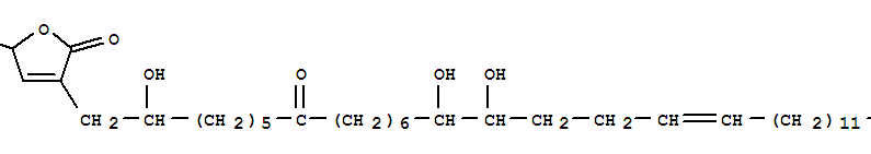 2(5H)-Furanone,5-methyl-3-(2,15,16-trihydroxy-8-oxo-19-dotriacontenyl)-,[5S-[3(2S*,15S*,16S*,19Z)]]-