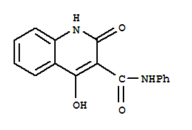 3-Quinolinecarboxamide, 1,2-dihydro-4-hydroxy-2-oxo-N-phenyl-