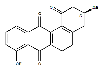 Benz[a]anthracene-1,7,12(2H)-trione,3,4,5,6-tetrahydro-8-hydroxy-3-methyl-, (S)-