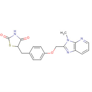 2,4-Thiazolidinedione,5-[[4-[(3-methyl-3H-imidazo[4,5-b]pyridin-2-yl)methoxy]phenyl]methyl]-