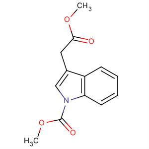 1H-Indole-3-acetic acid, 1-(methoxycarbonyl)-, methyl ester