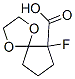 1,4-DIOXASPIRO[4.4]NONANE-6-CARBOXYLIC ACID 6-FLUORO-,(+)-