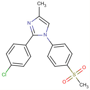 1H-Imidazole, 2-(4-chlorophenyl)-4-methyl-1-[4-(methylsulfonyl)phenyl]-