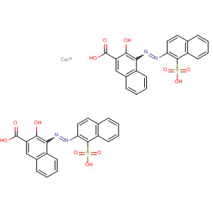 2-Naphthalenecarboxylic acid,3-hydroxy-4-[(1-sulfo-2-naphthalenyl)azo]-, calcium salt (2:1)