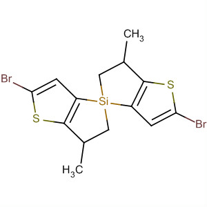 4,4'-Spirobi[4H-silolo[3,2-b]thiophene],2,2'-dibromo-5,5',6,6'-tetrahydro-6,6'-dimethyl-, (4R,6S,6'S)-