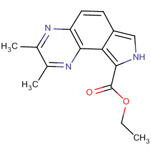 8H-Pyrrolo[3,4-f]quinoxaline-9-carboxylic acid, 2,3-dimethyl-, ethyl ester