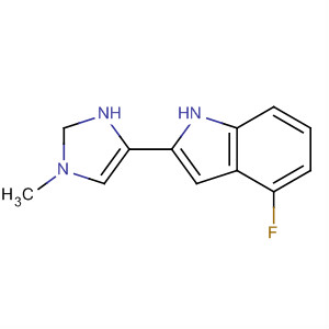 1H-Indole, 4-fluoro-2,3-dihydro-2-(1-methyl-1H-imidazol-4-yl)-