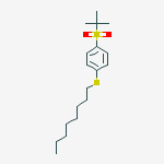 Benzene, 1-[(1,1-dimethylethyl)sulfonyl]-4-(octylthio)-
