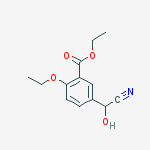 Benzoic acid, 5-(cyanohydroxymethyl)-2-ethoxy-, ethyl ester