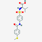 D-Valine, N-[[4-[[4-(methylthio)benzoyl]amino]phenyl]sulfonyl]-