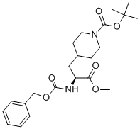 (S)-1-BOC-4-(2-CBZ-AMINO-2-METHOXYCARBONYL-ETHYL)PIPERIDINE