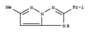1H-PYRAZOLO[1,5-B]1,2,4-TRIAZOLE,6-METHYL-2-(1-METHYLETHYL)-