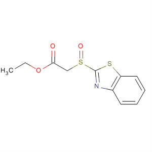 Acetic acid, (2-benzothiazolylsulfinyl)-, ethyl ester