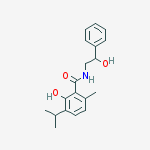 2-hydroxy-N-(2-hydroxy-2-phenylethyl)-6-methyl-3-(propan-2-yl)benzamide