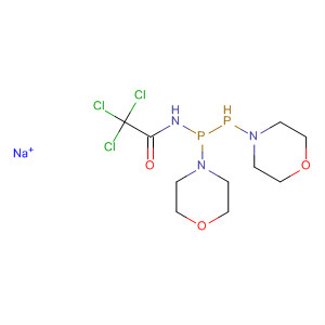 Acetamide, 2,2,2-trichloro-N-(di-4-morpholinylphosphinyl)-, sodium salt