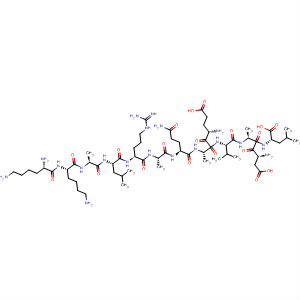 L-Leucine,L-lysyl-L-lysyl-L-alanyl-L-leucyl-L-arginyl-L-alanyl-L-glutaminyl-L-a-glutamyl-L-alanyl-L-valyl-L-a-aspartyl-L-alanyl-