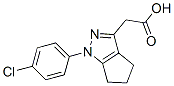 1,4,5,6-Tetrahydro-1-(p-chlorophenyl)-3-cyclopentapyrazoleacetic acid