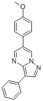 6-(4-METHOXY-PHENYL)-3-PHENYL-PYRAZOLO[1,5-A]PYRIMIDINE