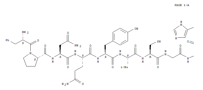 L-Serine,L-phenylalanyl-L-prolyl-L-asparaginyl-L-glutaminyl-L-tyrosyl-L-leucyl-L-cysteinylglycyl-L-seryl-L-histidyl-L-leucyl-L-valyl-L-a-glutamyl-L-alanyl-L-leucyl-L-tyrosyl-L-methionyl-L-valyl-L-cysteinylglycyl-L-a-aspartyl-L-arginylglycyl-L-phenylalanyl