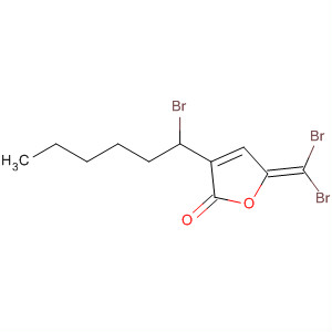 2(5H)-Furanone, 3-(1-bromohexyl)-5-(dibromomethylene)-