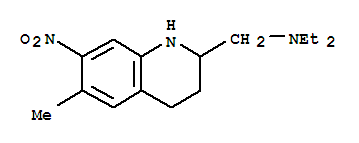 2-Quinolinemethanamine,N,N-diethyl-1,2,3,4-tetrahydro-6-methyl-7-nitro-