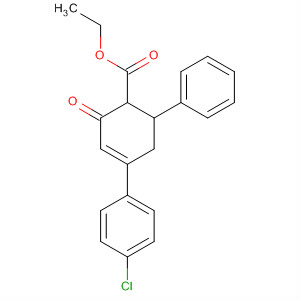 3-Cyclohexene-1-carboxylic acid, 4-(4-chlorophenyl)-2-oxo-6-phenyl-,ethyl ester