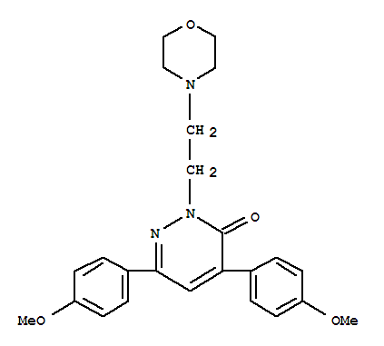 4,6-bis(4-methoxyphenyl)-2-[2-(morpholin-4-yl)ethyl]pyridazin-3(2H)-one