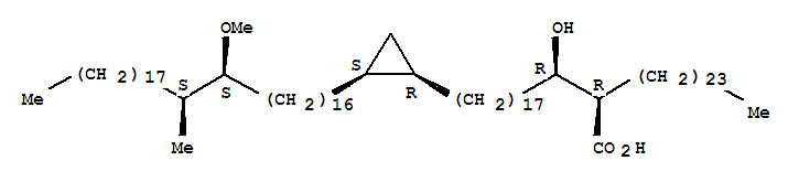 2-(Tetracosane-1-yl)-3-hydroxy-21,22-methylene-39-methoxy-40-methyloctapentacontanoic acid